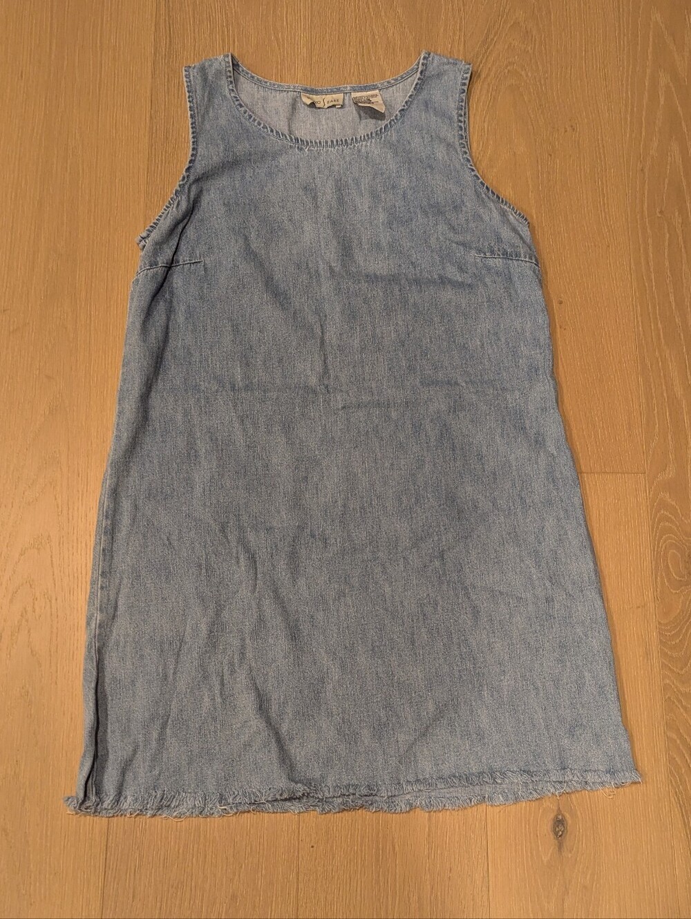 Vintage Chambray Shift Dress